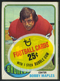 1976 Topps Football Unopened Cello Pack
