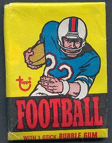 1976 Topps Football Unopened Wax Pack