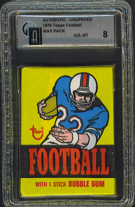 1976 Topps Football Unopened Wax Pack