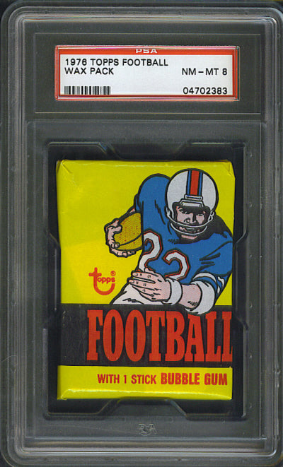 1976 Topps Football Unopened Wax Pack