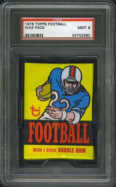 1976 Topps Football Unopened Wax Pack