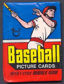 1977 Topps Baseball Unopened (2 Card) Wax Pack