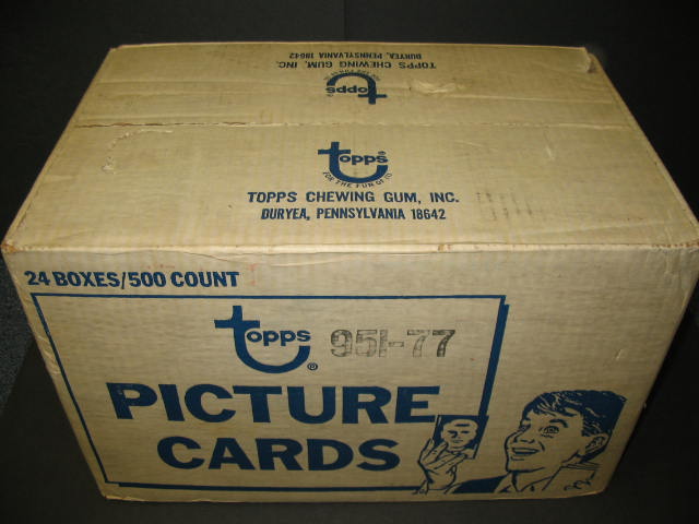 1977 Topps Baseball Vending Case (24 Box) (Sealed)