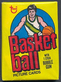 1978/79 Topps Basketball Unopened Wax Pack