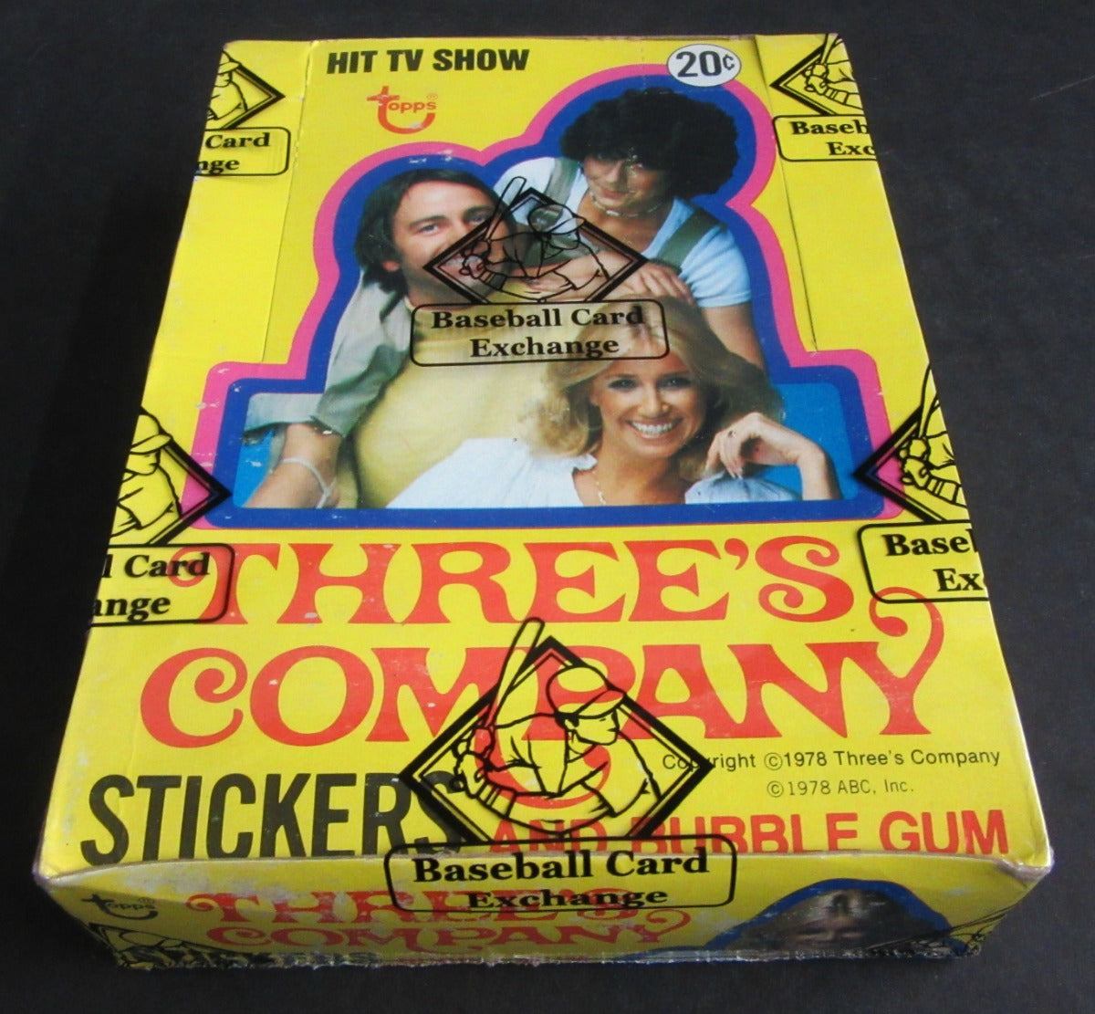 1978 Topps Three's Company Unopened Wax Box (BBCE)