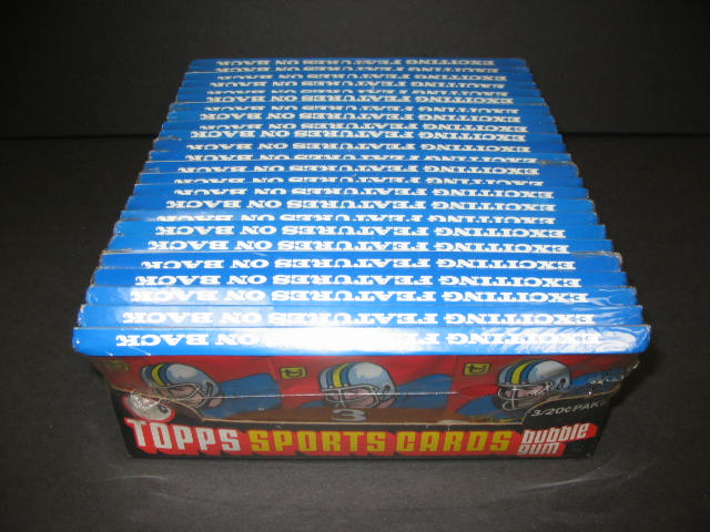 1978 Topps Football Unopened Wax Pack Tray (Lot of 24)