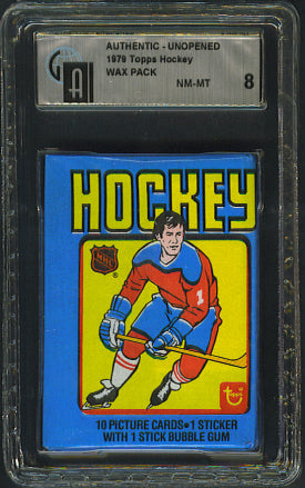 1979/80 Topps Hockey Unopened Wax Pack