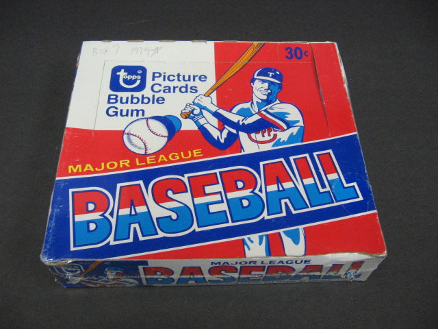 1979 Topps Baseball Unopened Cello Box w- Stars Box 1