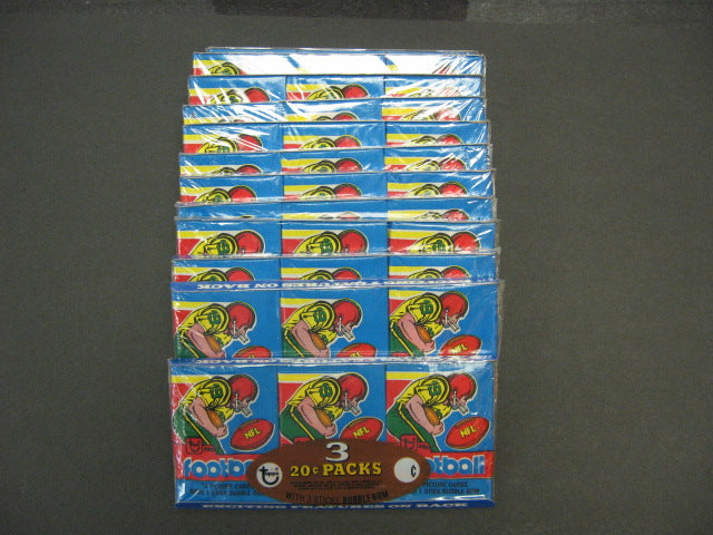 1979 Topps Football Unopened Wax Pack Tray (Lot of 12)