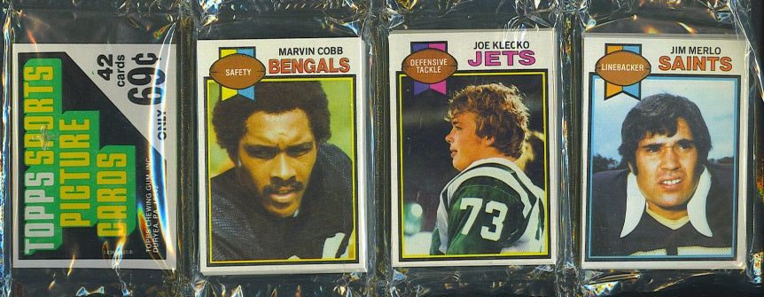 1979 Topps Football Unopened Rack Pack (BBCE)