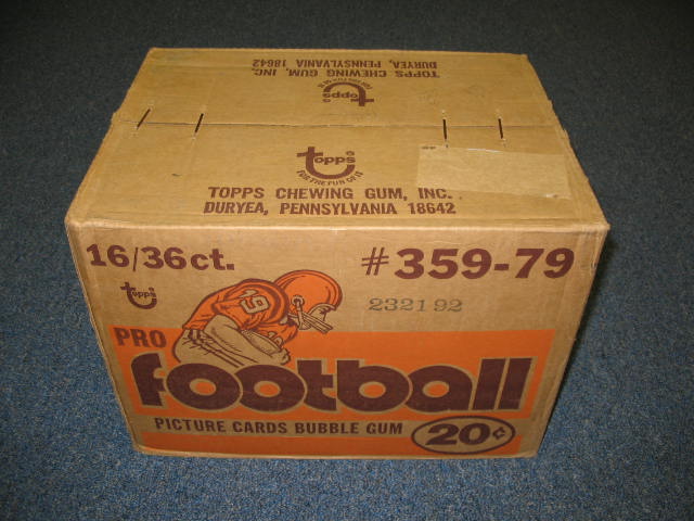 1979 Topps Football Unopened Wax Case (16 Box) (Sealed)