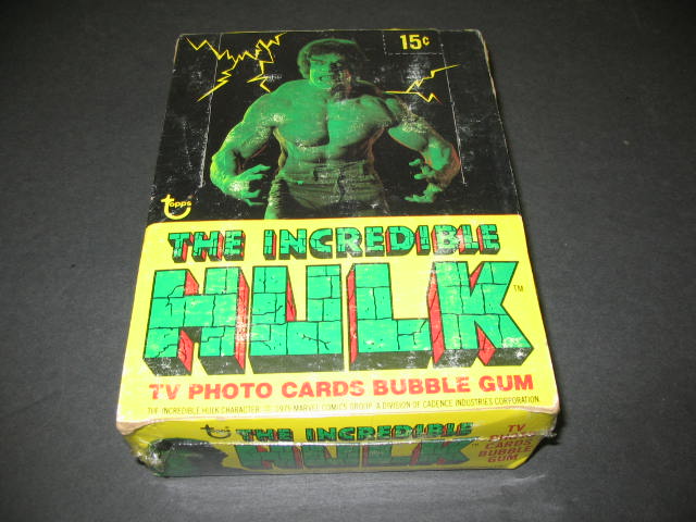 1979 Topps The Incredible Hulk Unopened Wax Box (Authenticate)