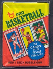 1980/81 Topps Basketball Unopened Wax Pack