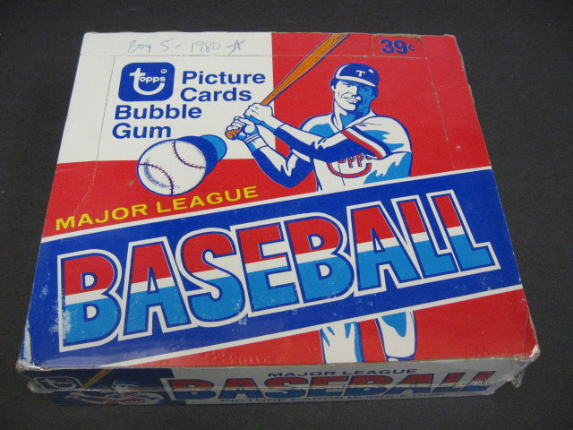 1980 Topps Baseball Unopened Cello Box w- Stars Box 2