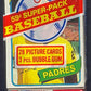 1980 Topps Baseball Unopened Super Cello Pack