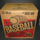 1980 Topps Baseball Unopened Wax Case (20 Box)