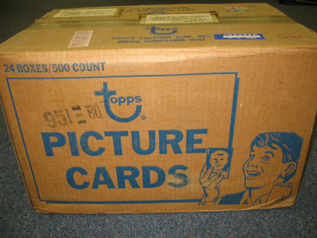 1980 Topps Baseball Vending Case (24 Box) (Sealed)