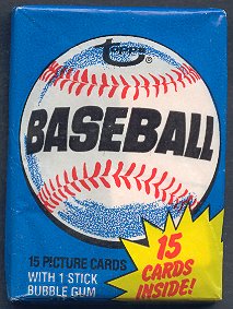 1980 Topps Baseball Unopened Wax Pack