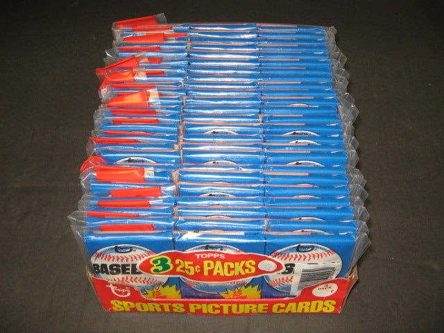 1980 Topps Baseball Unopened Wax Pack Rack Pack Box