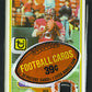 1980 Topps Football Unopened Cello Pack