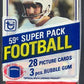 1980 Topps Football Unopened Super Cello Pack