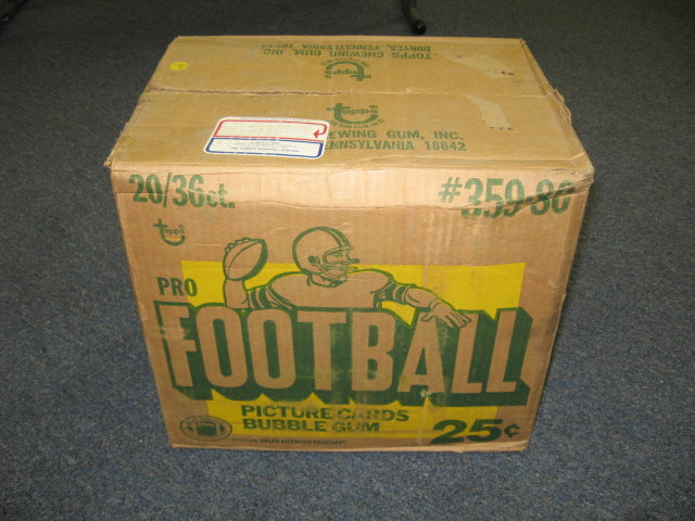 1980 Topps Football Unopened Wax Case (20 Box) (Sealed)