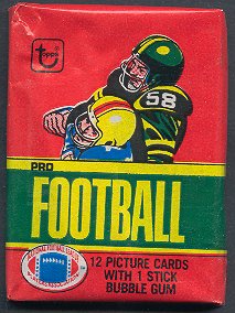 1980 Topps Football Unopened Wax Pack