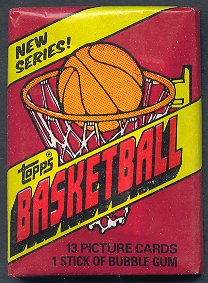 1981/82 Topps Basketball Unopened Wax Pack