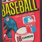 1981 Donruss Baseball Unopened Wax Pack