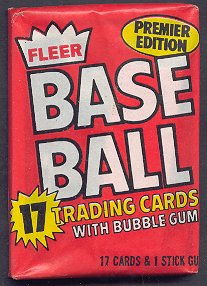 1981 Fleer Baseball Unopened Wax Pack