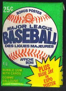 1981 OPC O-Pee-Chee Baseball Unopened Wax Pack