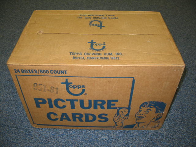 1981 Topps Baseball Vending Case (24 Box) (Sealed)