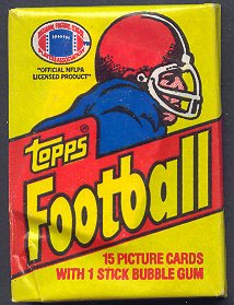 1981 Topps Football Unopened Wax Pack