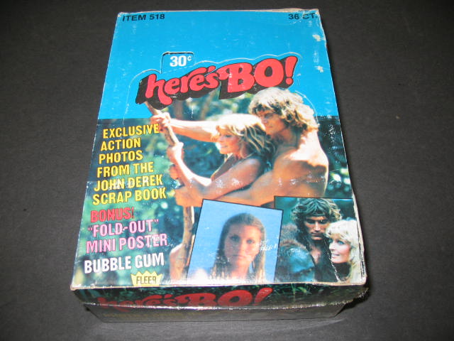 1981 Fleer Here's Bo Unopened Wax Box