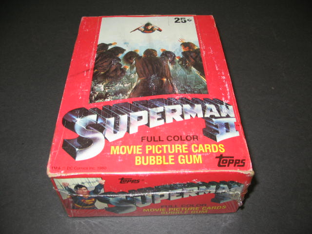 1981 Topps Superman II Unopened Wax Box