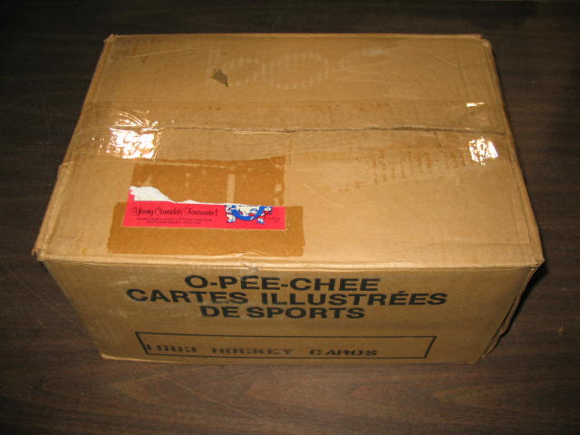 1982/83 OPC O-Pee-Chee Hockey Vending (Cut Card) Case