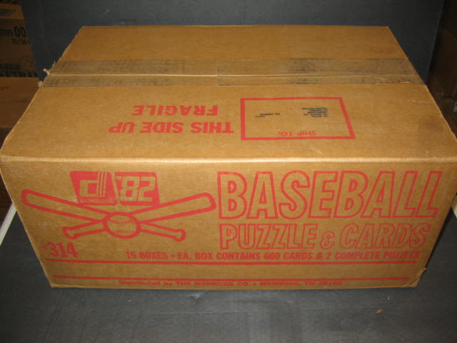 1982 Donruss Baseball Factory Set Case (15 Sets)