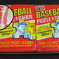 1982 Donruss Baseball Unopened Wax Pack Rack Pack (Authenticate)