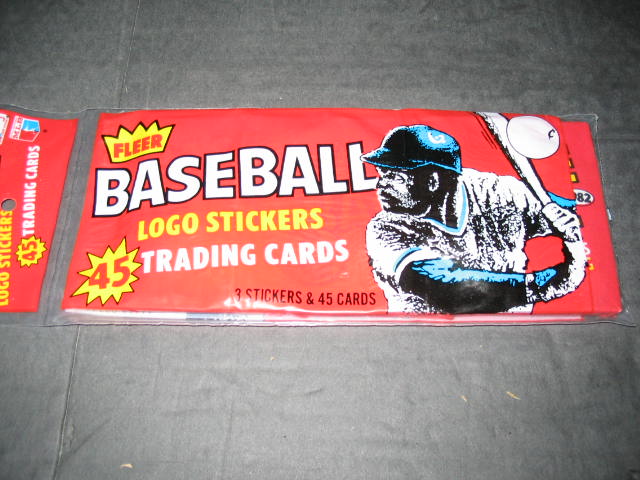 1982 Fleer Baseball Unopened Wax Pack Rack Pack (Authenticate)