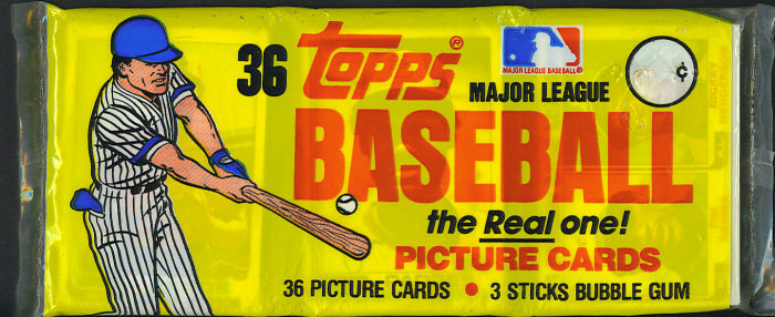 1982 Topps Baseball Unopened Grocery Rack Pack (Authenticate)