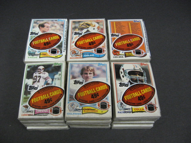 1982 Topps Football Unopened Cello Pack (Lot of 24) (BBCE)