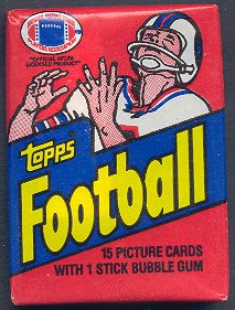 1982 Topps Football Unopened Wax Pack