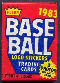 1983 Fleer Baseball Unopened Wax Pack
