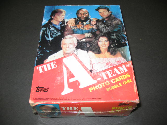 1983 Topps The A Team Unopened Wax Box (Authenticate)