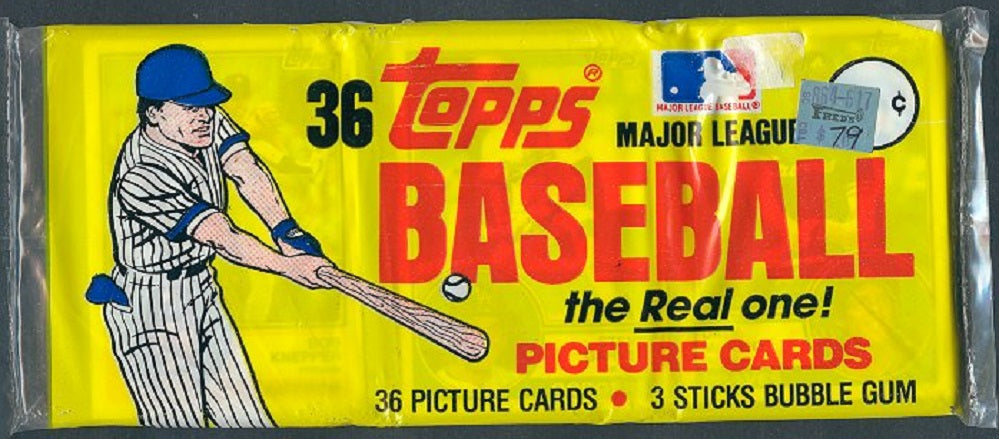 1983 Topps Baseball Unopened Grocery Rack Pack