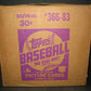 1983 Topps Baseball Unopened "Michigan Test" Case (20 Box) (Authenticate)