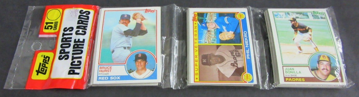 1983 Topps Baseball Unopened Rack Pack (Authenticate)