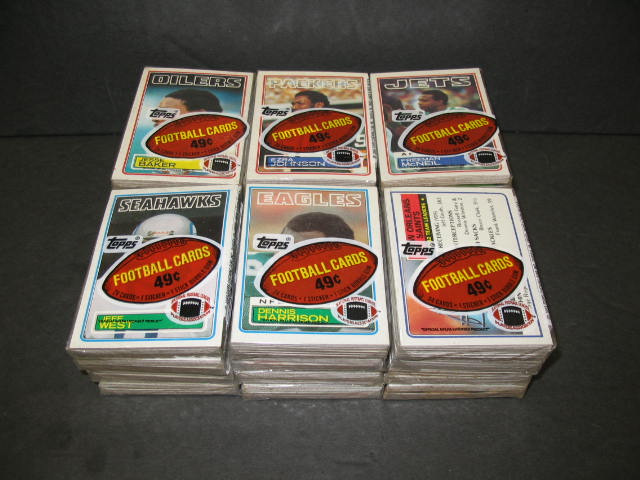 1983 Topps Football Unopened Cello Pack (Lot of 24) (BBCE)