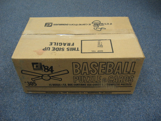 1984 Donruss Baseball Factory Set Case (15 Sets)