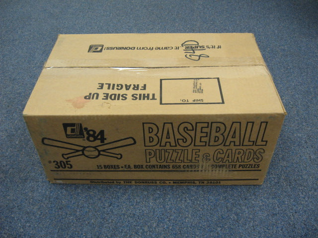 1984 Donruss Baseball Factory Set Case (15 Sets) (Sealed)